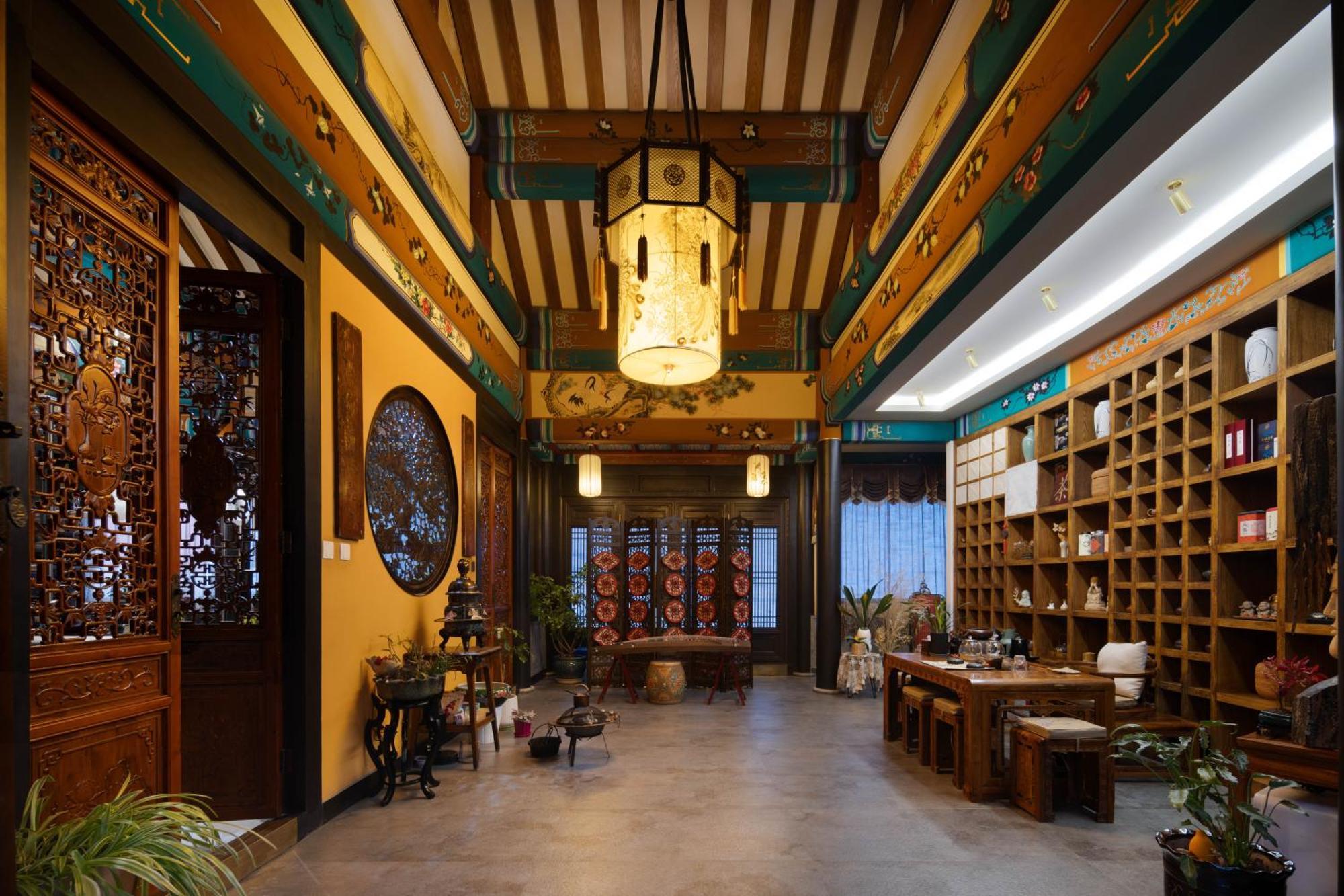 Datong Yunzhong Traditional Courtyard Exterior foto